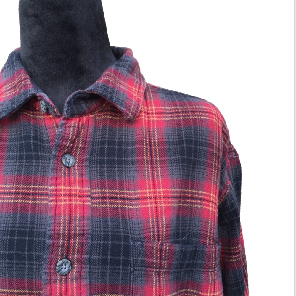 Men’s Woolrich Red Plaid Button Shirt
